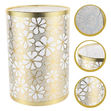 WEAVILUX Replace Lamp Shade Golden Fabric 1Pack