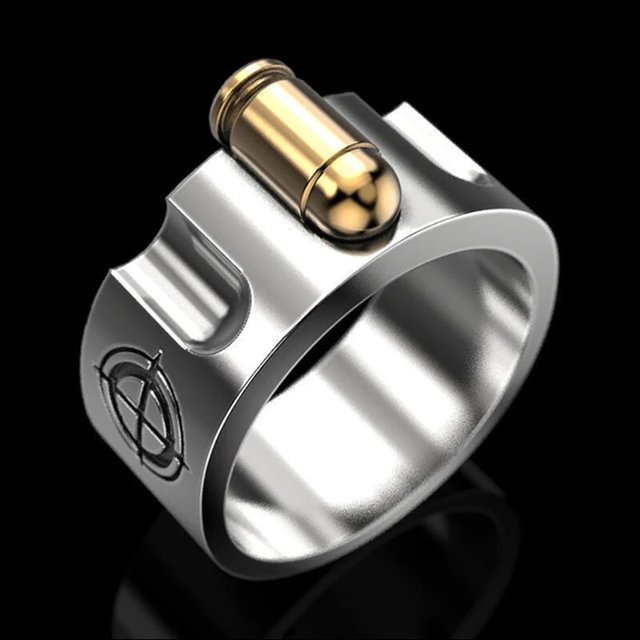 FDLK-anillo con forma de pistola para hombre y mujer, sortija con forma de pistola, estilo Punk, Hip-hop, joyería Pop, regalo de San Valentín, novedad de primavera, 2020