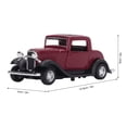 thumbnail image 5 of 1:32 Classic Car Model Alloy Vintage Simulation Toy Antique Pullback Opened Doors Model Toy, 5 of 15