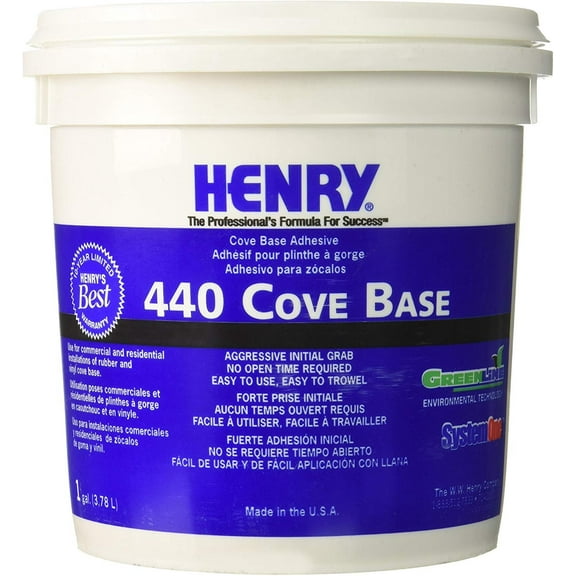 Henry, WW Company 12111 12111 GAL Cove Base Adhesive