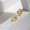 Gold, variant on 925 Sterling Silver Square Wide Hoop Earrings F1062-Silver-8 mm