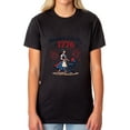 thumbnail image 2 of Fourth Of July American Inspired T-Shirt Women's Mommin' Like It's 1776 Festive Patriotic Short-Sleeve Tee, 2 of 5
