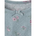 thumbnail image 3 of The Children's Place Toddler Girls Long Sleeve Floral Pointelle Flutter Top, Sizes 12M-5T, 3 of 3