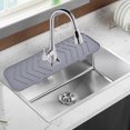thumbnail image 2 of TPR Faucet Drain Mat Faucet Splash Proof Mat Kitchen Sink Drying Mat Water Blocking Mat, 2 of 3