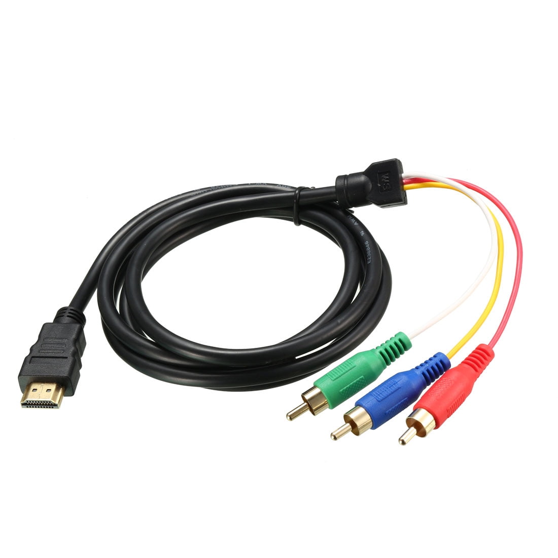 HDMI to 3 RCA Cable RGB Male to Audio Video AV Conversion Line Cord Adapter Transmitter for HDTV