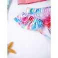 thumbnail image 6 of Yeahdor Girls Youth 2Pcs Swimsuit Swimwear Cartoon Horse Print Bathing Suit Beachwear,Sizes 4-16 Abstract Fish Scales 16, 6 of 7