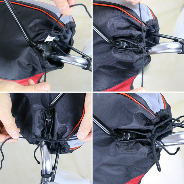 Guantes de manillar de motocicleta a prueba de viento, guantes de manillar de motocicleta a prueba de viento, guantes de manillar de motocicleta cálidos, guantes impermeables, artesanía excepcional