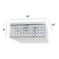 thumbnail image 3 of Lalia Home LHM-2004-CH Glam 2 Light 12 in. Square Flush Mount, Chrome, 3 of 4