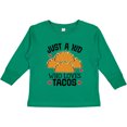 thumbnail image 3 of Inktastic Taco Lover Mexican Food Boys or Girls Long Sleeve Toddler T-Shirt, 3 of 5