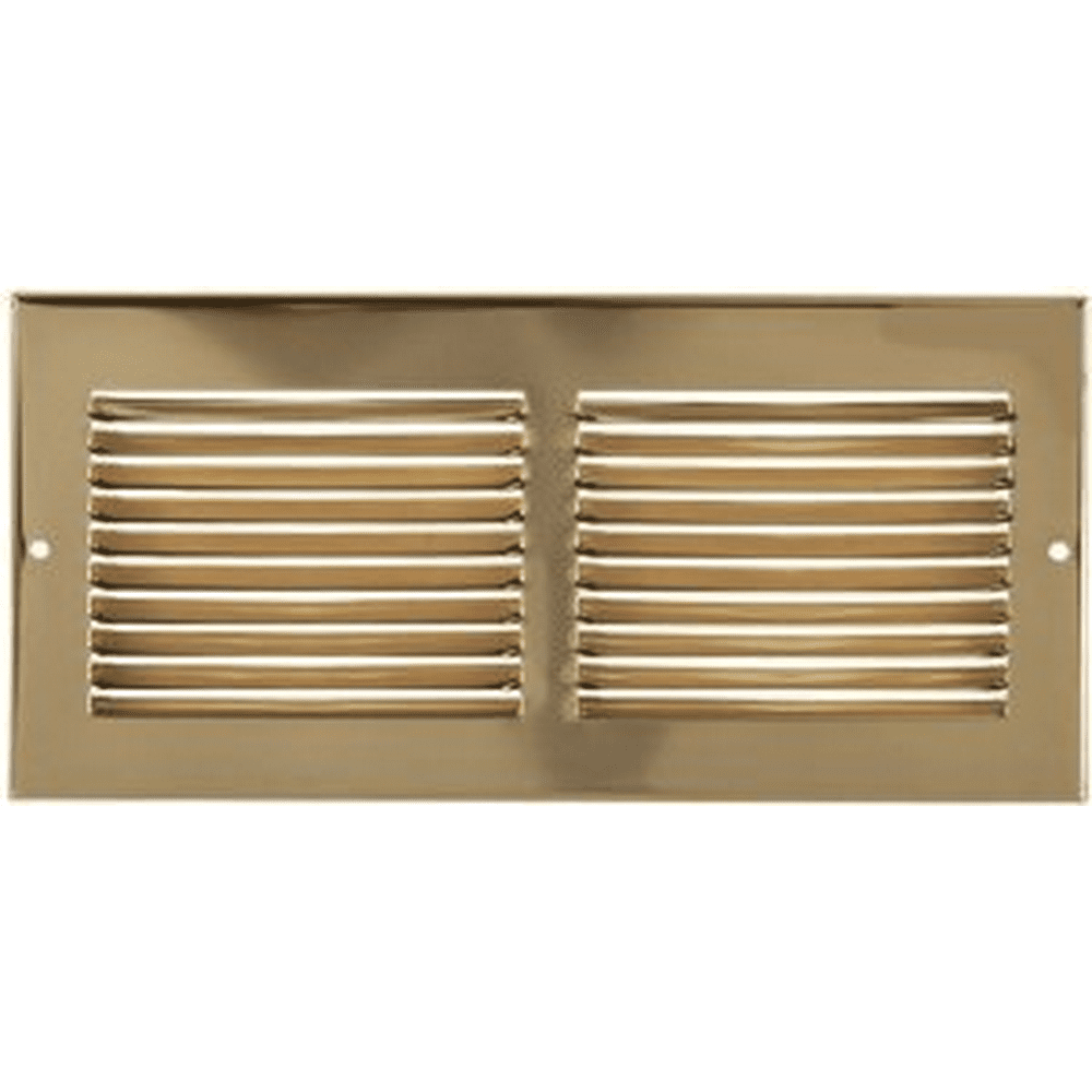 10" X 6" Brass Cold Air Return Vent Cover / Grille