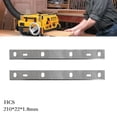 thumbnail image 1 of 2 Pcs Lames de Raboteuse HSS Outils de Découpe pour Raboteuse Scheppach Woodstar PT85 Couteau de Menuiserie 210x22x1.8mm, 1 of 10