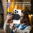 thumbnail image 4 of Grip Keledz para cámara de teléfono magnético con luz para selfies para iPhone, 4 of 8