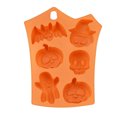 thumbnail image 1 of Injueey Molde de silicona para pastel de Halloween 6 en 1, molde para hornear galletas de Chocolate y jabón con cubitos de hielo Herramientas y accesorios para hornear, 1 of 6