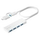 thumbnail image 2 of BYEASY USB Hub, USB 3.1 C a USB 3.0 Hub con 4 puertos y cable extendid, 2 of 2