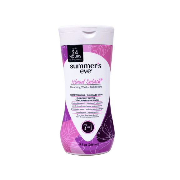 Summer's Eve Cleansing Wash for Sensitive Skin, Island Splash 9 oz