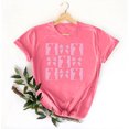 thumbnail image 4 of Easter T Shirt for Women Crew Neck Short Sleeve Happy Easter Bunny Spring Hunt Eggs Rabbit Coquette Bow Carrot Cute Pullover T-Shirt, 4 of 4