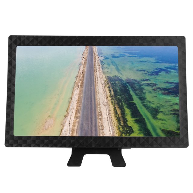 Soporte de Amplificador de video ajustable con lupa retráctil para pantalla de teléfono móvil Sincero Negro