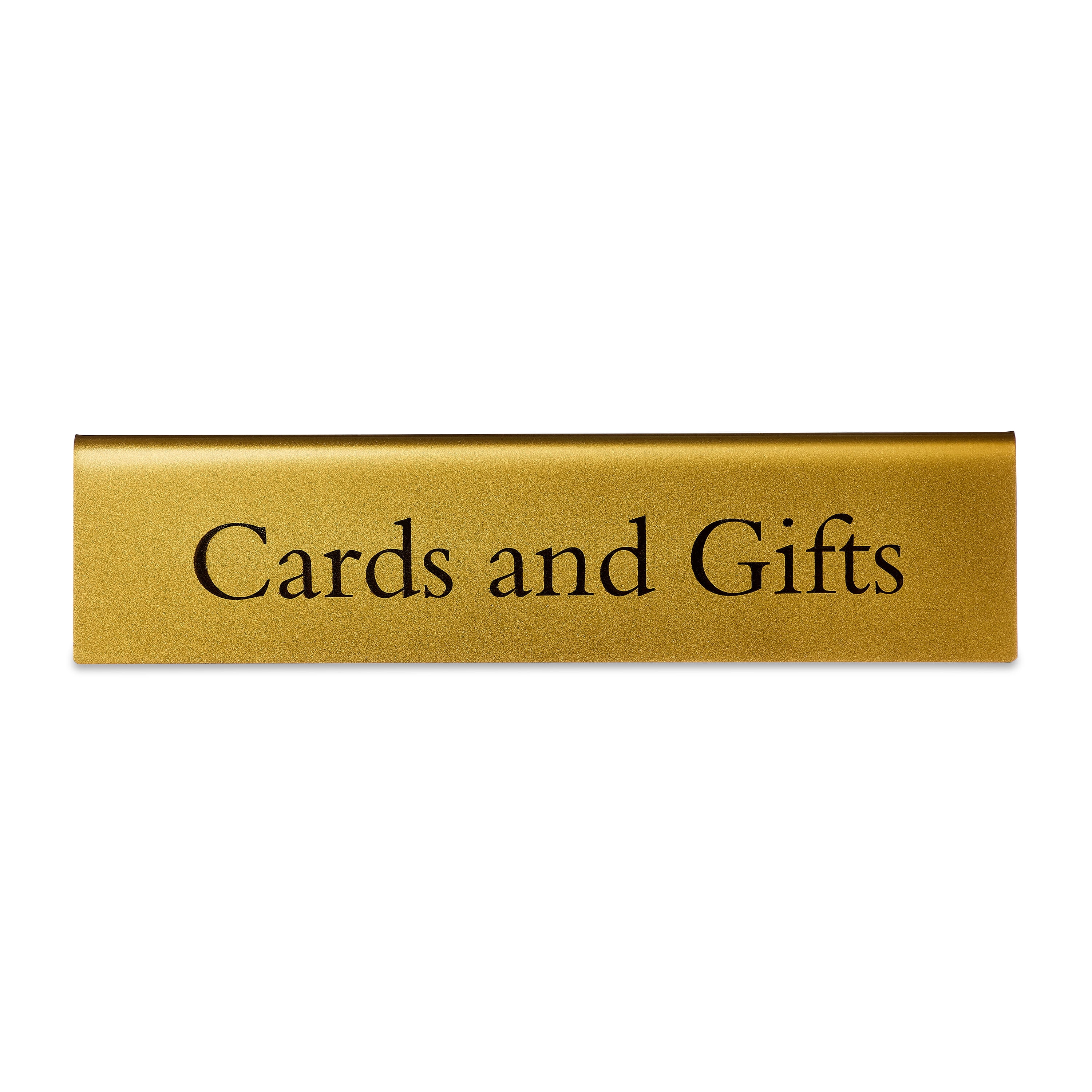 Gold Metal Tabletop Cards & Gifts Sign, Gold, by Way To Celebrate