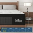 thumbnail image 4 of Duchessz 10 inch King Mattress in a Box Gel Memory Foam Pocket Innerspring Medium Firm Hybrid Mattress ,Adult, 4 of 14