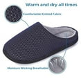 thumbnail image 3 of Danolapsi Memory Foam House Slippers For Men And Womens, Indoor Knitted Foam Slippers Non-slip Breathable Cozy,House Slippers Soft Plush Lined Slip On Indoor Outdoor, 3 of 7