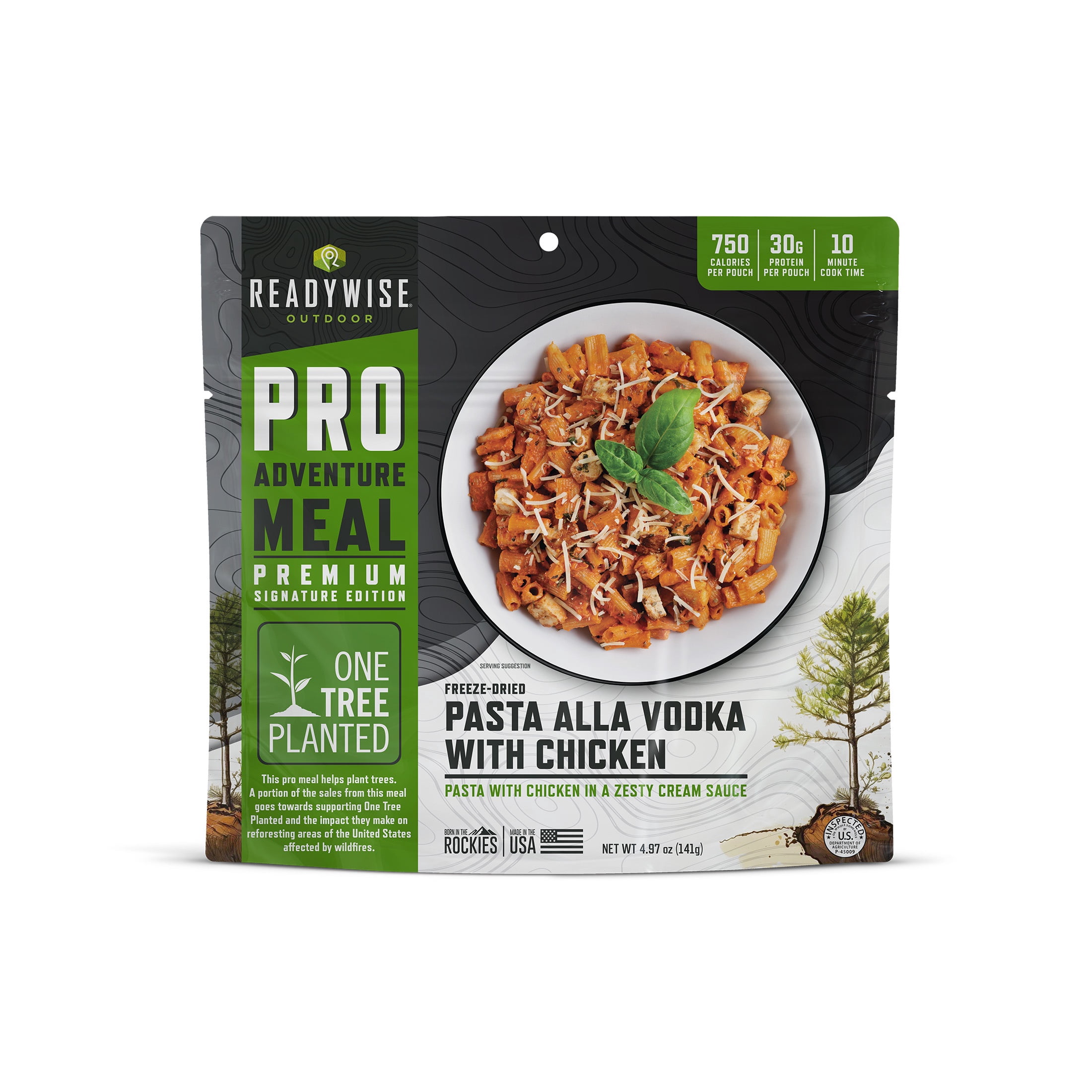 ReadyWise Pro Adventure Meal, Trailblazer Outdoor Bucket, Featuring 5 Delicious Freeze-Dried Recipes Within 8 Premium, Lightweight Pouches For a Total of 16 Servings (2 Servings Per Pouch)