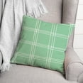 thumbnail image 3 of Creative Products Mint Grid 16 x 16 Spun Poly Pillow, 3 of 3