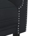thumbnail image 5 of vidaXL 3 Piece Sofa Set Black Velvet, 5 of 5