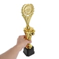 thumbnail image 4 of unbranded Copa Trofeo Plástico Con Base Resistente Para Deportivos Dorados, 4 of 7