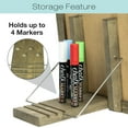 thumbnail image 2 of Excello Global Products Rustic Tabletop Magnetic Chalkboard with Accessories Included, 2 of 6