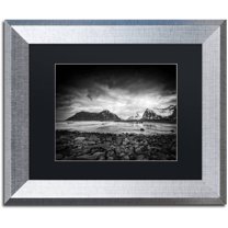 Trademark Fine Art "End of the Day" Canvas Art by Philippe Sainte-Laudy, Black Matte, Silver Frame