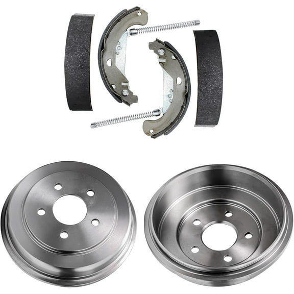 Detroit Axle - Rear Brake Kit for 2005-2007 Chevrolet Malibu, Brake Drums and Brake Shoes 2006 Replacement Brakes