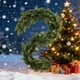 thumbnail image 2 of Soft Rubber Christmas Rattan Christmas Pines Needle Door Hanging, 2 of 4