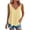 Yellow, variant on Womens Eyelet Embroidery Tank Tops Loose Fit Trim V Neck Sleeveless Shirts Casual Summer Flowy Beach Tanks