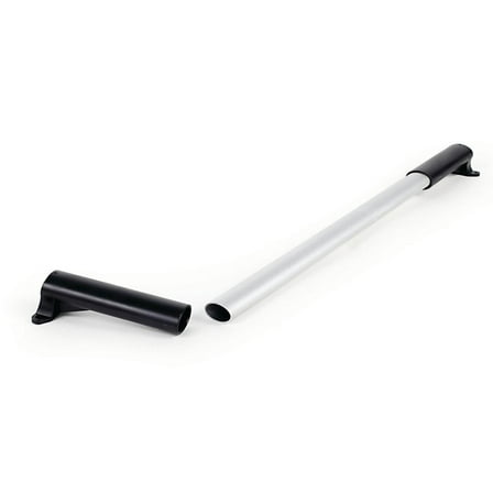 Camco Screen Door Cross Bar Handle | Adjustable from 21.6 inches to 28.6 inches | Black and Silver (42183)