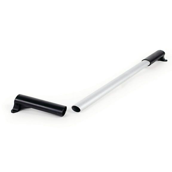 Camco Screen Door Cross Bar Handle | Adjustable from 21.6 inches to 28.6 inches | Black and Silver (42183)