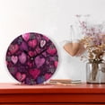 thumbnail image 2 of GZHJMY Valentine's Day Heart Wall Clock, Silent Non Ticking Battery Operated Round Clock for Kitchen Office School Home Decorative, 2 of 7