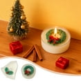 thumbnail image 1 of mfyjkho Vela de cera de soja con aroma a té navideño, hecha a mano, decoración navideña para el hogar, regalo de fiesta, 1 pieza, 1 of 7