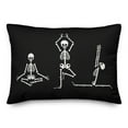 thumbnail image 2 of Creative Products Yoga Skeletons 14x20 Spun Poly Pillow, 2 of 3
