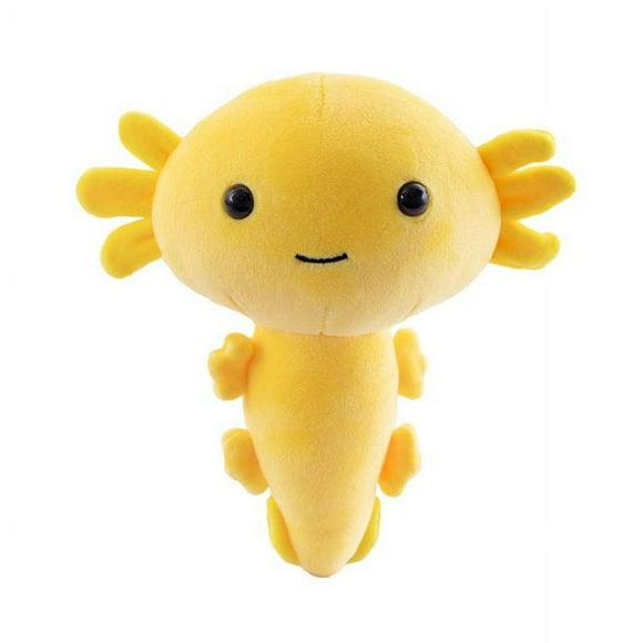 Kawaii Axolotl Plush Toy Soft Purple Axolotl Stuffed Animal Plushie 20cm yellow
