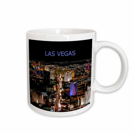

3dRose Las Vegas The Strip Ceramic Mug 15-ounce