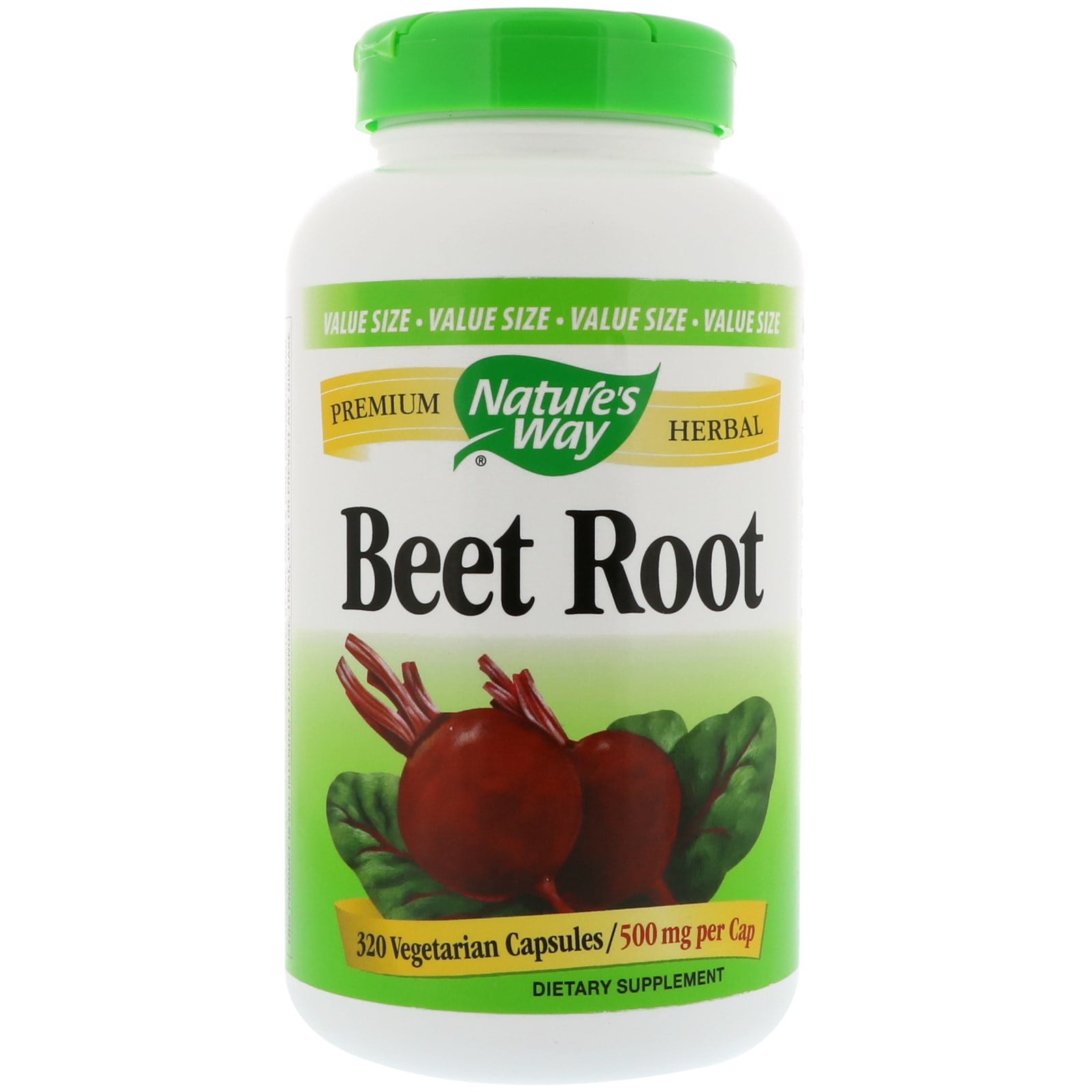 Nature's Way, Beet Root, 500 mg, 320 Vegetarian Capsules