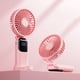 thumbnail image 3 of Ventilador eléctrico portátil Naiovety de ABS con niebla ajustable y poco ruido Rosa, 3 of 6