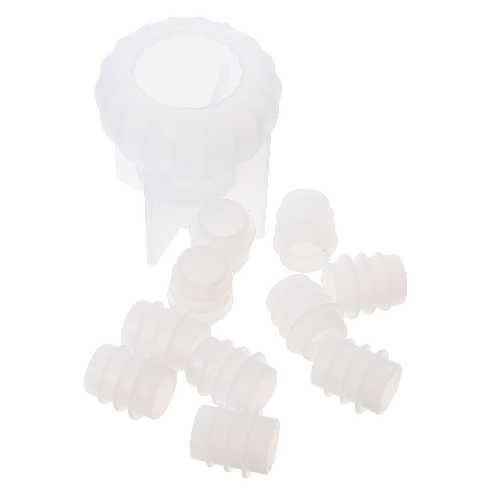 OUNONA Bottle Mold Stopper Molds Resin Silicone Stoppers Red Plug Cork