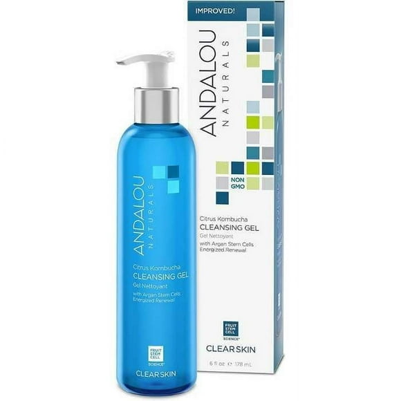 Andalou Naturals - Clear Skin Citrus Kombucha Cleansing Gel, 178ml