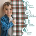 thumbnail image 3 of Blackout Kids Curtains,Green and Red Christmas Plaid Pattern Childrens Insulated Curtains Set Of 2,Bedroom Essentials,Toddler Room Decor 52"x84", 3 of 5