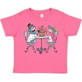 thumbnail image 3 of Inktastic Colorful French Poodles with Tea Boys or Girls Toddler T-Shirt, 3 of 5
