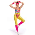 thumbnail image 6 of Women 80s Workout Costume with Vintage Accessories Set, 6 of 7