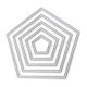 thumbnail image 1 of for Creative Polygon Metal Cutting Dies Stencil DIY Scrapbooking Embossing Tool DIY Paper Cards Album Decoration, 1 of 4