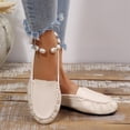 thumbnail image 6 of Crunowin Women's Soft Sole Casual Flats, Soft Sole Spring/Summer Covered-Toe Versatile Everyday Comfort Shoes Beige, 6 of 9