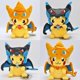 thumbnail image 2 of Kawaii Pokemon 23CM Mega Charizard Cosplay Pikachu animales suaves colección decoración muñecas ornamento juguetes niños regalos de navidad, 2 of 4